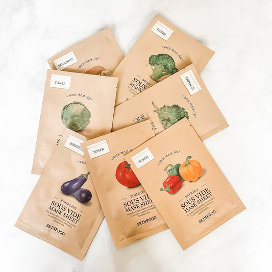 SKINFOOD SOUS VIDE SHEET MASKS