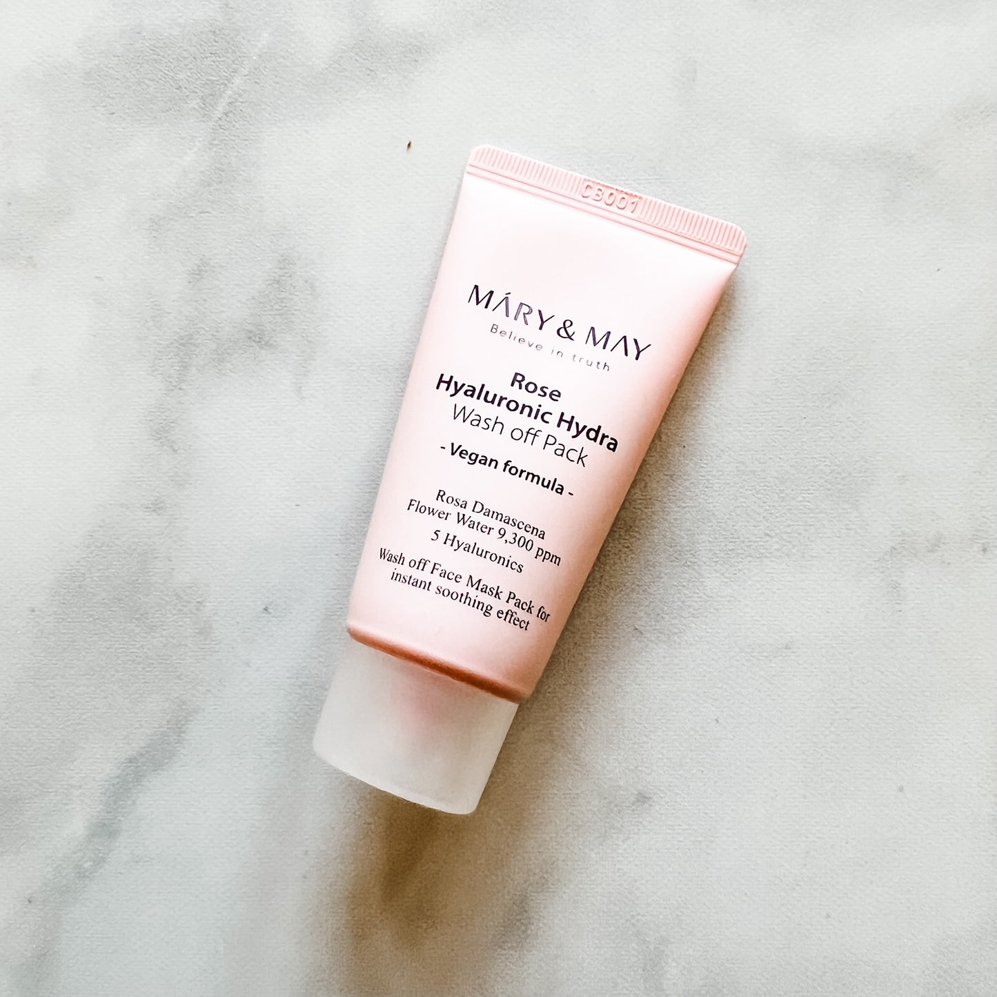 MARY & MAY Rose Hyaluronic Hydra Wash Off Mask