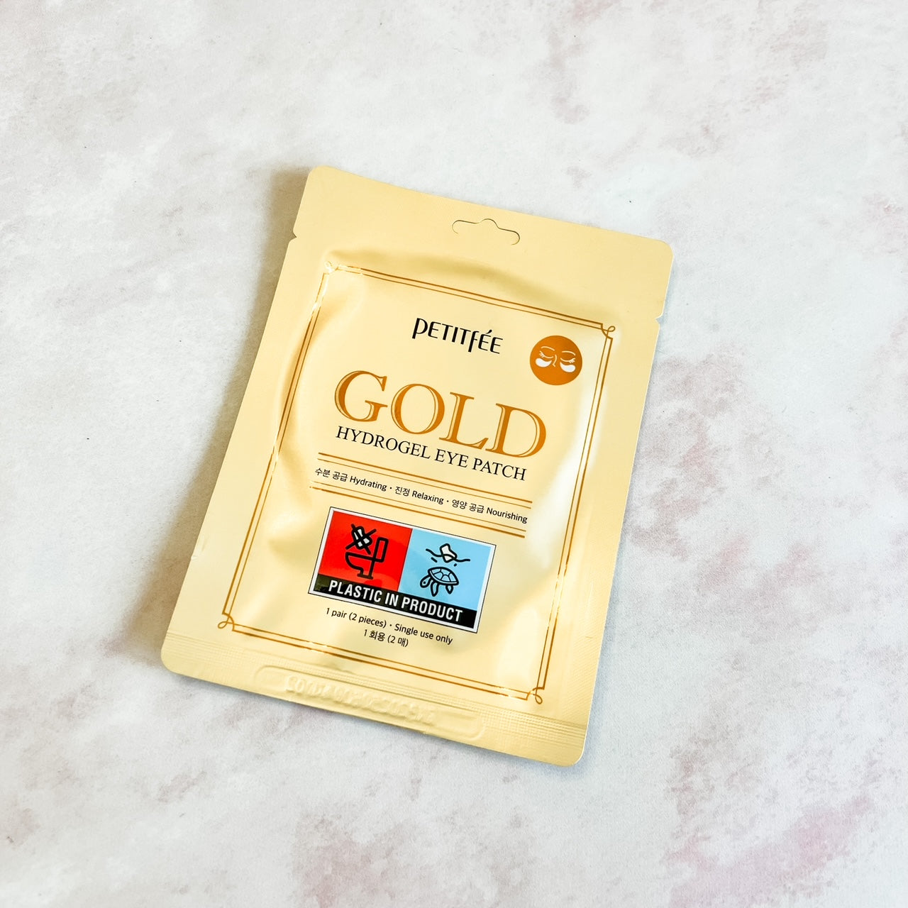 PETITFEE GOLD HYDROGEL EYE PATCH