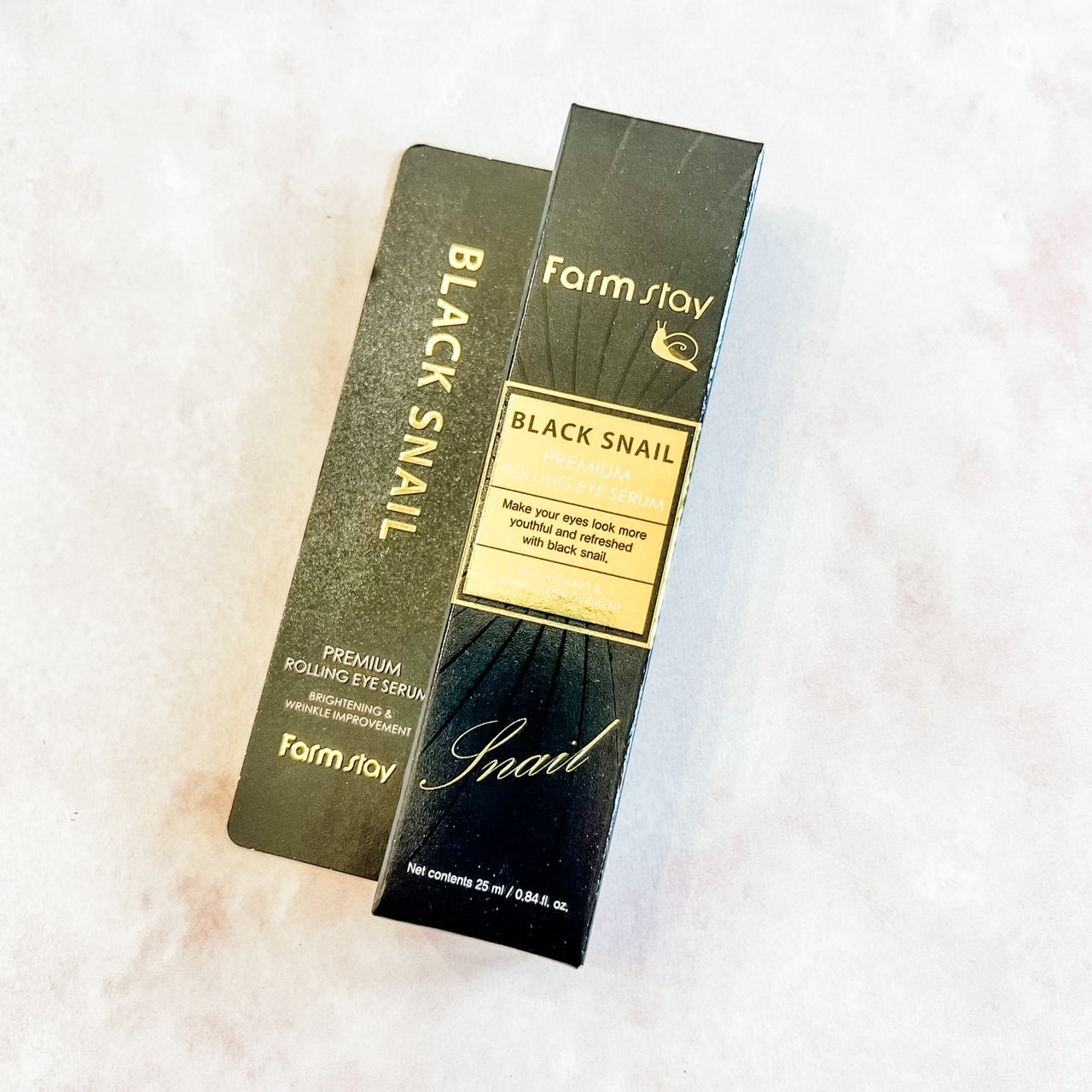 FARMSTAY BLACK SNAIL PREMIUM ROLLING EYE SERUM