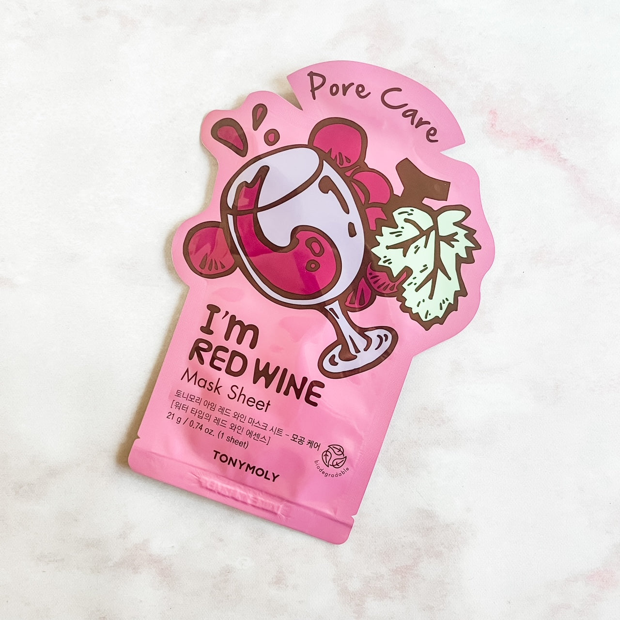 Tony Moly I'm Real Sheet Mask (Red Wine)