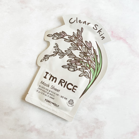 Tony Moly I'm Real Sheet Mask (Rice)