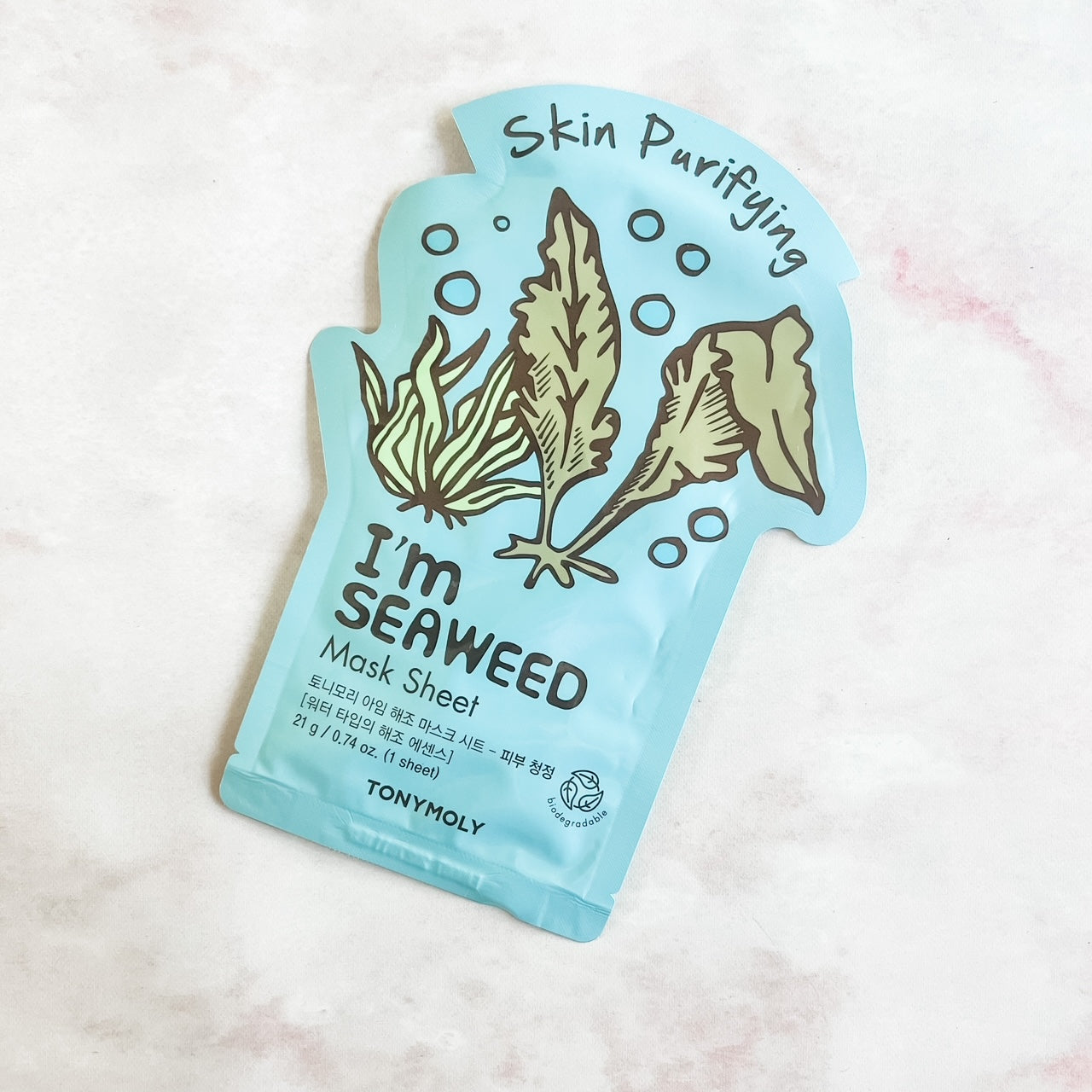 Tony Moly I'm Real Sheet Mask (Seaweed)