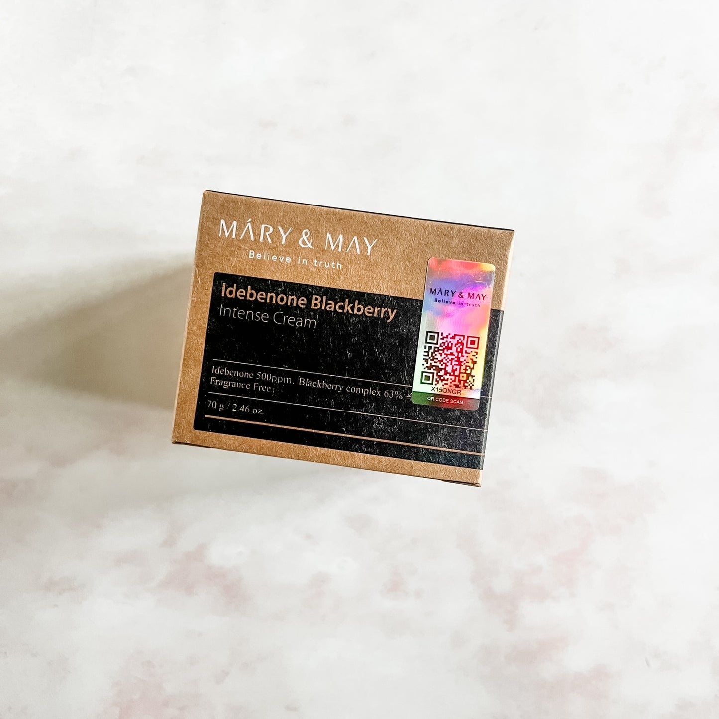 MARY & MAY IDEBENONE BLACKBERRY INTENSE CREAM