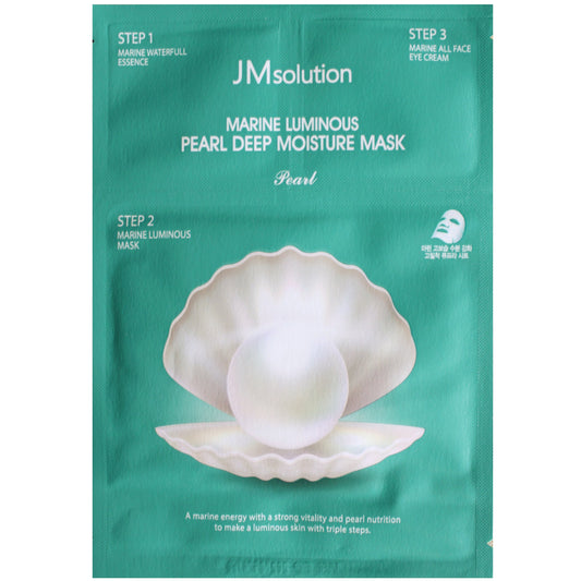 JM SOLUTION 3-STEP MARINE LUMINOUS PEARL DEEP MOISTURE MASK