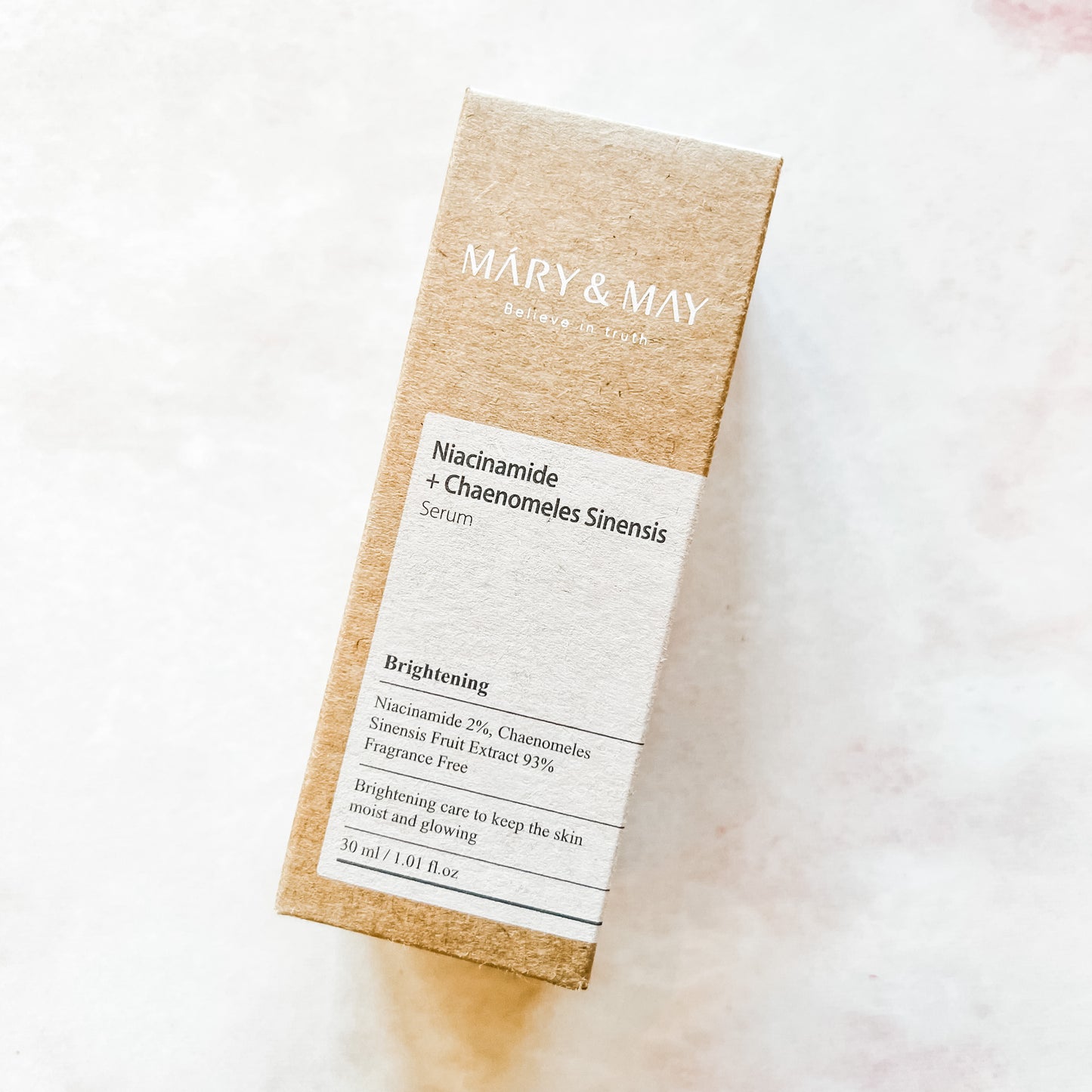 MARY & MAY NIACINAMIDE + CHAENOMELES SINENSIS SERUM